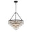 Atlas Lighting Ramira 19'' Wide 6Lt Chandelier, Bronze/Clear