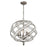 Atlas Lighting Renaissance 21'' Wide 5Lt Chandelier, Zinc/Silver
