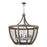 Atlas Lighting Renaissance Invention 33''W 6Lt Chandelier, Zinc/GY
