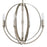 Atlas Lighting Rotunde 18'' Wide 4Lt Chandelier, Beechwood