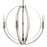 Atlas Lighting Rotunde 18'' Wide 4Lt Chandelier, Matte White
