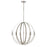 Atlas Lighting Rotunde 26'' Wide 6Lt Chandelier, Beechwood