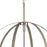 Atlas Lighting Rotunde 26'' Wide 6Lt Chandelier, Beechwood