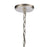 Atlas Lighting Rotunde 26'' Wide 6Lt Chandelier, Beechwood