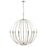 Atlas Lighting Rotunde 38'' Wide 10Lt Chandelier, Matte White