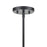 Atlas Lighting Saginaw 18'' Wide 6Lt Chandelier, Matte Black