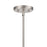Atlas Lighting Saginaw 18'' Wide 6Lt Chandelier, Satin Nickel