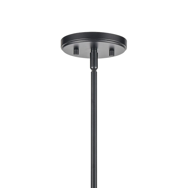 Atlas Lighting Saginaw 34in 10-Light Chandelier | Transitional Matte Black Metal | Dining Room & Great Room | 34 x 34 x 27 in | Model CL11323-BK