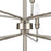 Atlas Lighting Saginaw 34'' Wide 10Lt Chandelier, Satin Nickel