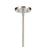 Atlas Lighting Saginaw 34'' Wide 10Lt Chandelier, Satin Nickel