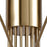 Atlas Lighting Scarab 47'' Wide 8Lt Chandelier, Satin Brass/Black