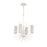 Atlas Lighting Sea Urchin 20'' Wide 4Lt Chandelier, White Coral