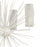 Atlas Lighting Sea Urchin 20'' Wide 4Lt Chandelier, White Coral