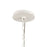 Atlas Lighting Sea Urchin 20'' Wide 4Lt Chandelier, White Coral