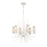 Atlas Lighting Sea Urchin 27'' Wide 6Lt Chandelier, White Coral