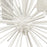 Atlas Lighting Sea Urchin 27'' Wide 6Lt Chandelier, White Coral