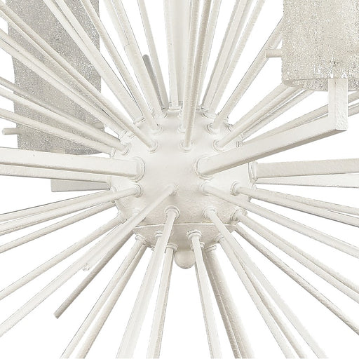 Atlas Lighting Sea Urchin 27'' Wide 6Lt Chandelier, White Coral