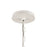 Atlas Lighting Sea Urchin 27'' Wide 6Lt Chandelier, White Coral