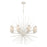 Atlas Lighting Sea Urchin 34'' Wide 8Lt Chandelier, White Coral