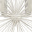 Atlas Lighting Sea Urchin 34'' Wide 8Lt Chandelier, White Coral