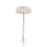 Atlas Lighting Sea Urchin 34'' Wide 8Lt Chandelier, White Coral