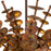 Atlas Lighting Sigma 28'' Wide 4Lt Chandelier, Autumn Brass