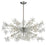 Atlas Lighting Snowburst 48'' Wide 20Lt Chandelier, Chrome/Clear