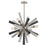 Atlas Lighting Solara 28'' Wide 6Lt Chandelier, Polished Nickel