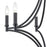 Atlas Lighting Spanish Villa 26'' Wide 6Lt Chandelier, Charcoal