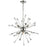 Atlas Lighting Sprigny 25'' Wide 6Lt Chandelier, Polished Nickel