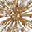Atlas Lighting Starburst 20'' Wide 15Lt Chandelier, Satin Brass