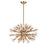 Atlas Lighting Starburst 26'' Wide 19Lt Chandelier, Satin Brass
