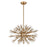 Atlas Lighting Starburst 26'' Wide 19Lt Chandelier, Satin Brass