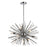 Atlas Lighting Starburst 27'' Wide 12Lt Chandelier, Polished Chrome