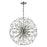 Atlas Lighting Starburst 27'' Wide 16Lt Chandelier, Polished Chrome