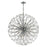 Atlas Lighting Starburst 36'' Wide 19Lt Chandelier, Polished Chrome