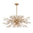 Atlas Lighting Starburst 48'' Wide 29Lt Chandelier, Satin Brass