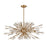 Atlas Lighting Starburst 48'' Wide 29Lt Chandelier, Satin Brass