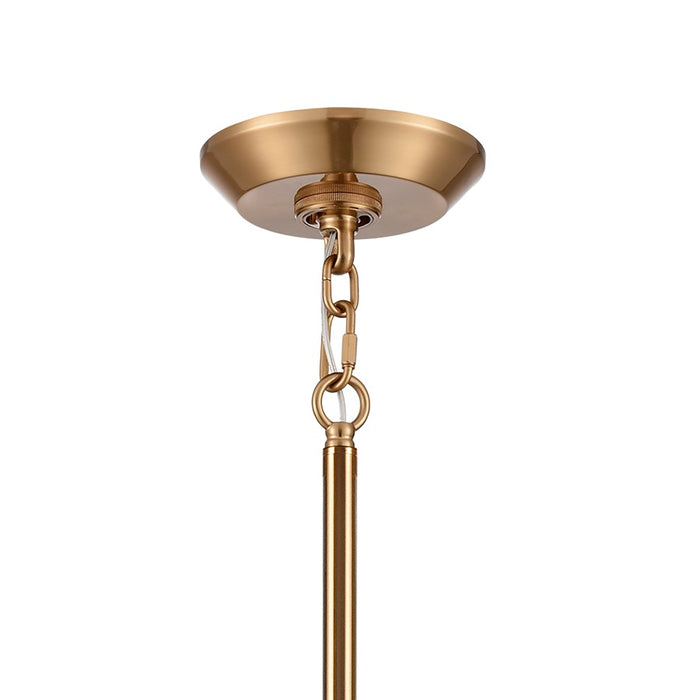 Atlas Lighting Starburst 72'' Wide 31Lt Chandelier, Satin Brass