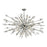 Atlas Lighting Starburst 72'' Wide 31Lt Chandelier, Polished Chrome
