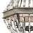 Atlas Lighting Summerton 18'' Wide 4Lt Chandelier, Washed Gray