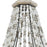 Atlas Lighting Summerton 18'' Wide 4Lt Chandelier, Washed Gray