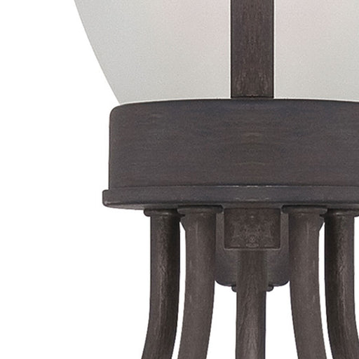 Atlas Lighting Tia 22.5'' Wide 5Lt Chandelier, Painted Bronze/White