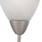 Atlas Lighting Tia 25.98'' Wide 9Lt Chandelier, Matte Nickel/White