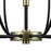 Atlas Lighting Transatlantique 34'' Wide 10Lt Chandelier, Black