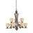Atlas Lighting Triton 31'' Wide 9Lt Chandelier, Sable Bronze