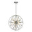 Atlas Lighting Twilight 22'' Wide 10Lt Chandelier, Polished Chrome