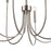 Atlas Lighting Ulla 28'' Wide 8Lt Chandelier, Polished Nickel