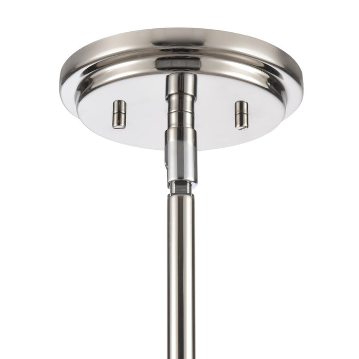 Atlas Lighting Ulla 28'' Wide 8Lt Chandelier, Polished Nickel