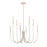 Atlas Lighting Ulla 28'' Wide 8Lt Chandelier, Antique White